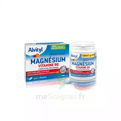 Alvityl Magnésium Vitamine B6 Libération Prolongée Comprimés Lp B/45 à NOYON